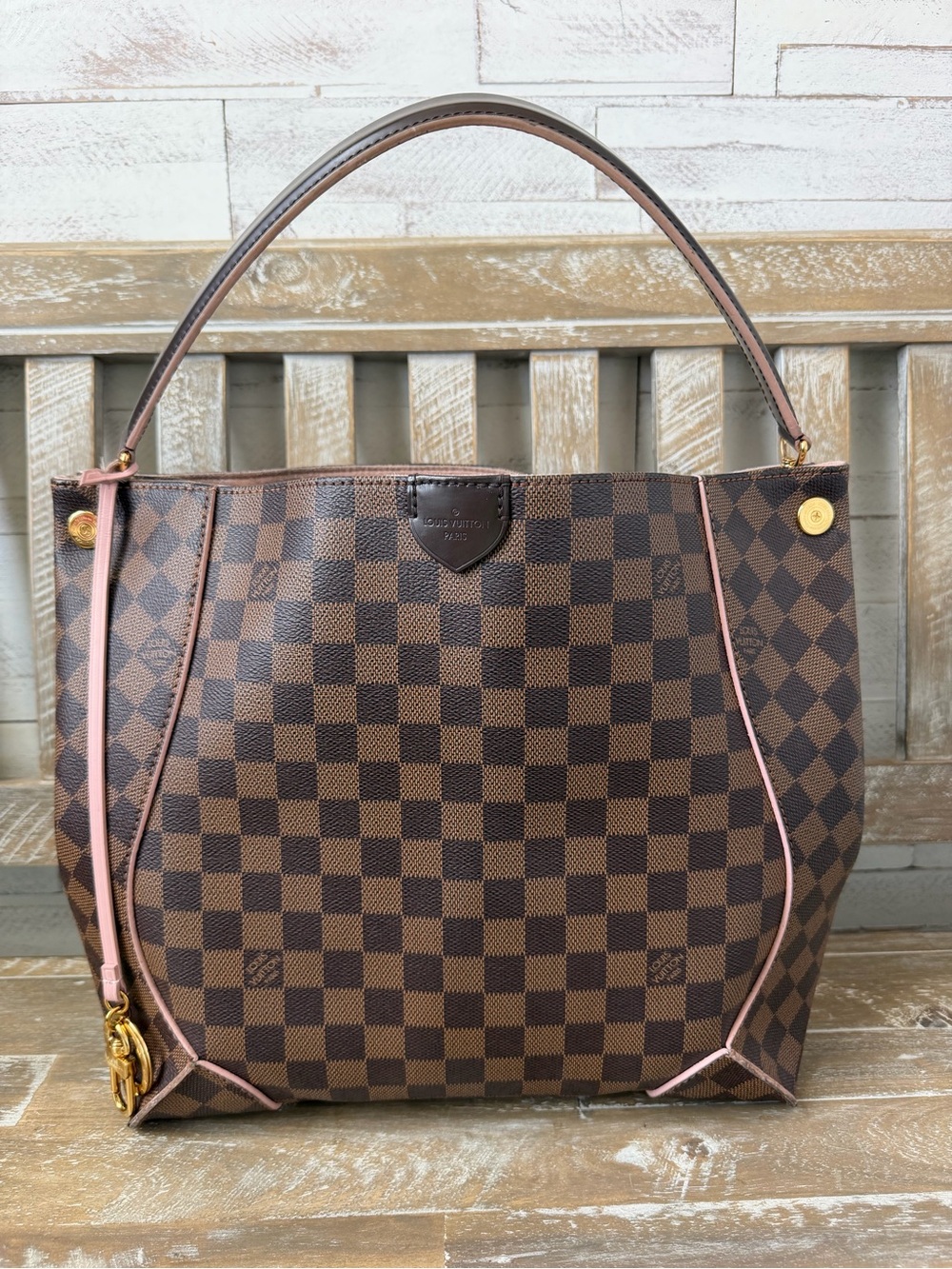 Louis Vuitton Caissa Rose Ballerine Pink Hobo